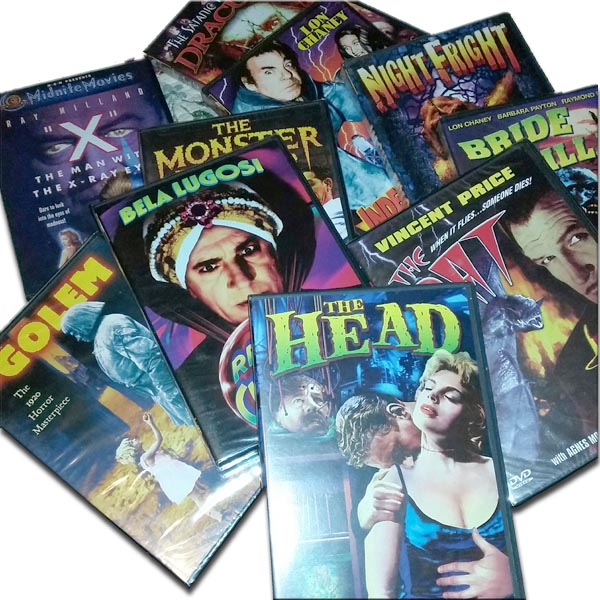 Classic Horror/Sci-Fi DVDs - NEW MIB - Factory Issued - Only $4.99 each!