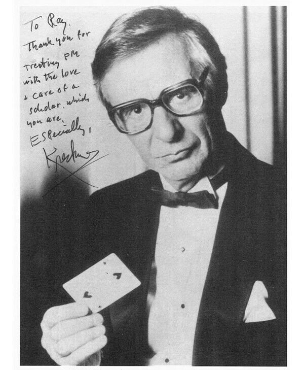 Original photo of KRESKIN used in FMOF #221 - 40th Anniverscary Issue